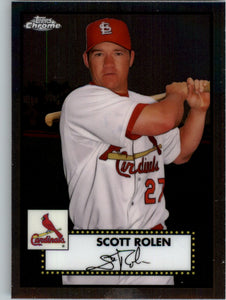 2021 Topps Chrome Platinum Anniversary Scott Rolen St. Louis Cardinals #545